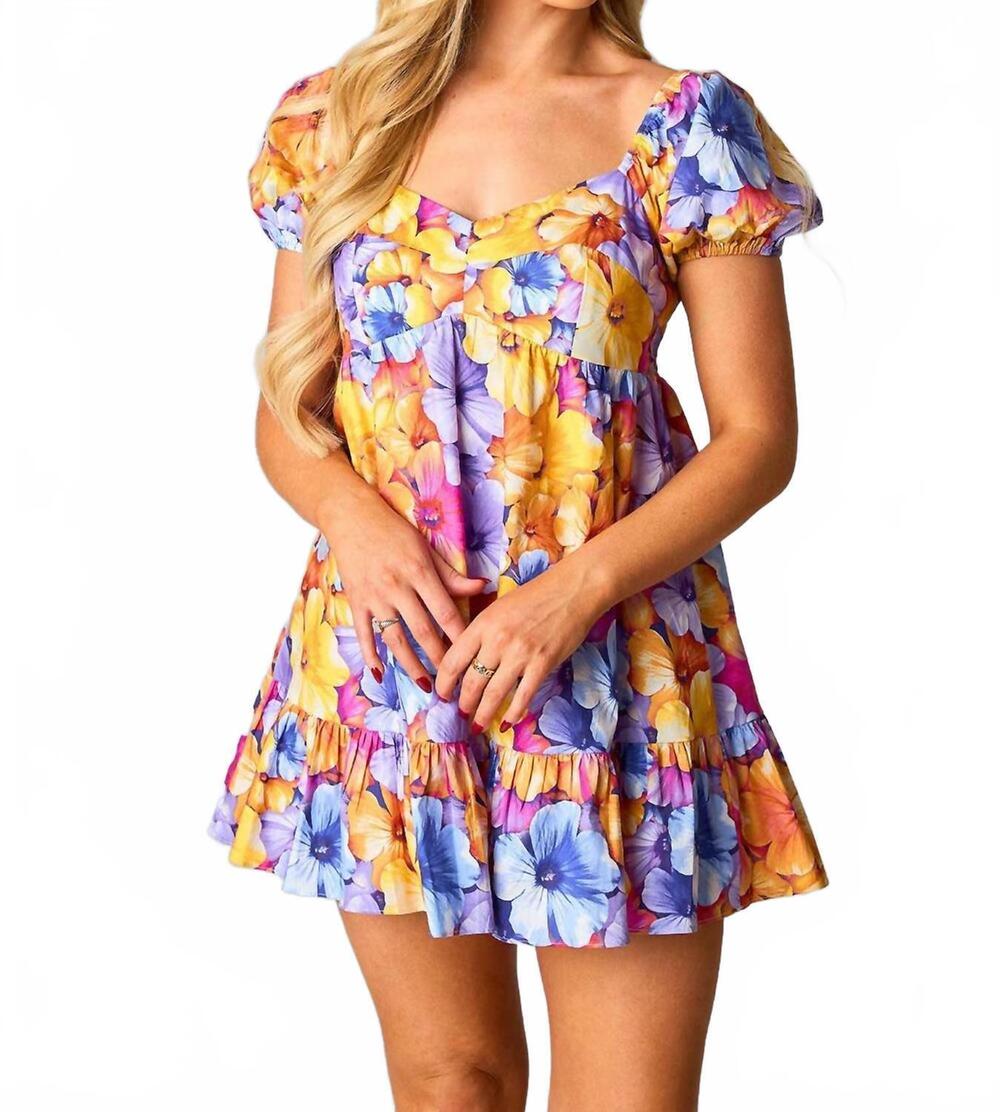 NEW BUDDYLOVE caroline floral dress in multicolor